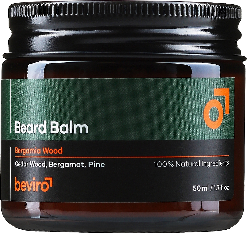 Bartbalsam mit Zedernholz und Bergamotte - Beviro Bergamia Wood Beard Balm — Bild N1
