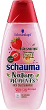 Pflegeshampoo mit Erdbeere-, Bananen- und Chiasamen-Extrakt - Schauma Nature Moments Shampoo — Bild N1