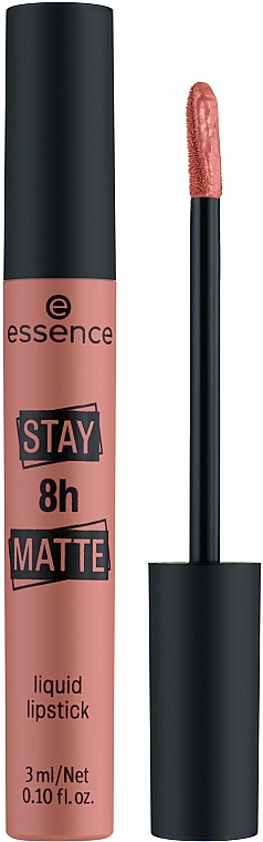 Flüssiger langanhaltender Lippenstift mit mattem Finish - Essence Stay 8H Matte Liquid Lipstick