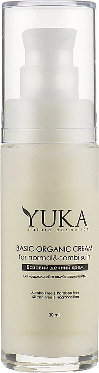Creme für normale und Mischhaut Basic Organic - Yuka Basic Organic Cream — Bild N1