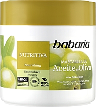 Haarmaske mit Olivenöl - Babaria Detangling Hair Mask With Olive Oil — Bild N2