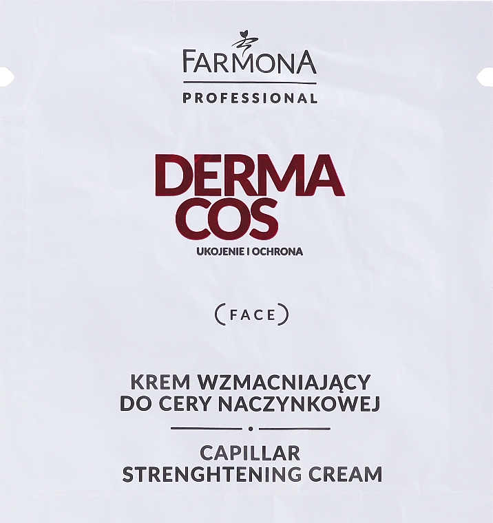 Stärkende Creme für zu Rosacea neigende Haut - Farmona Professional Dermacos Capillary Stengthening Cream (Probe)  — Bild N1