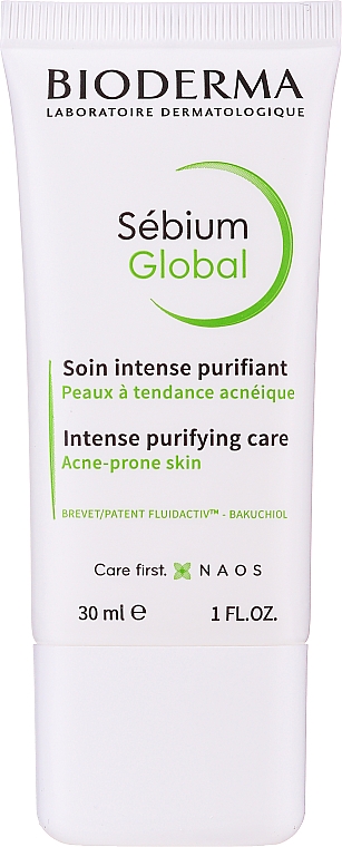 Intensiv pflegende Gesichtscreme für Aknehaut mit starken Unreinheiten - Bioderma Sebium Global — Bild N2