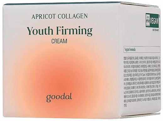 Verjüngende Gesichtscreme mit Aprikosenkollagen - Goodal Apricot Collagen Youth Firming Cream — Bild N1