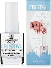 Düfte, Parfümerie und Kosmetik Glänzender Nagelüberlack mit UV-Filter - Constance Carroll Cristal Shine Top Coat