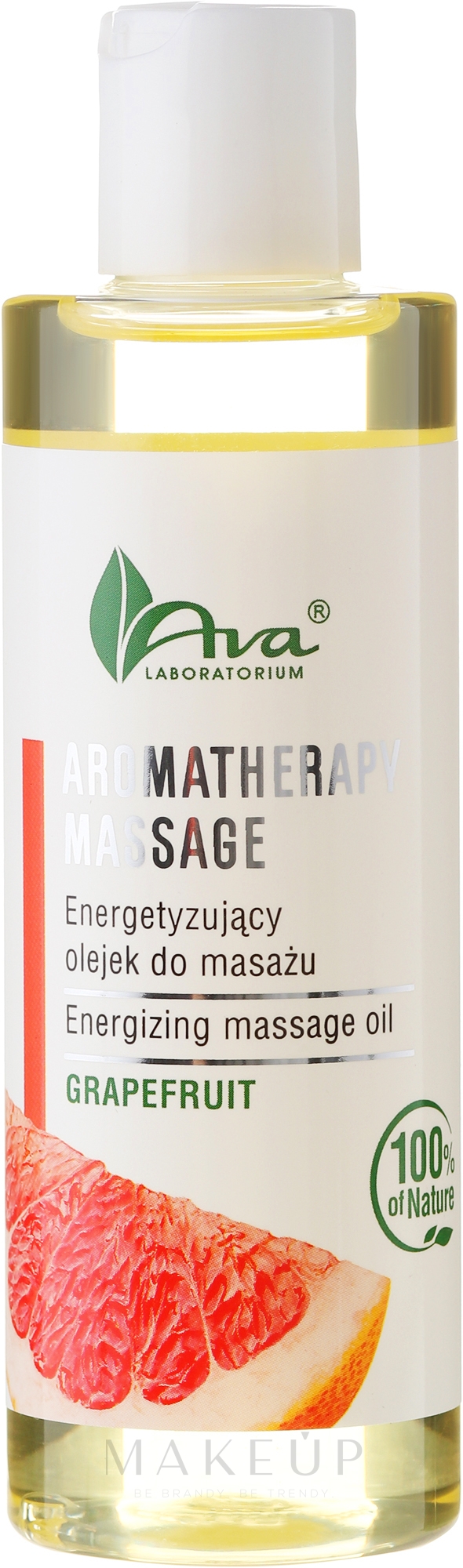 Massageöl mit Grapefruit Duft - Ava Laboratorium Aromatherapy Massage Energizing Massage Oil Grapefruit — Bild 200 ml