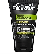 Gesichtswaschgel mit Aktivkohle für Männer - L'Oreal Paris Men Expert Pure Charcoal — Foto N2