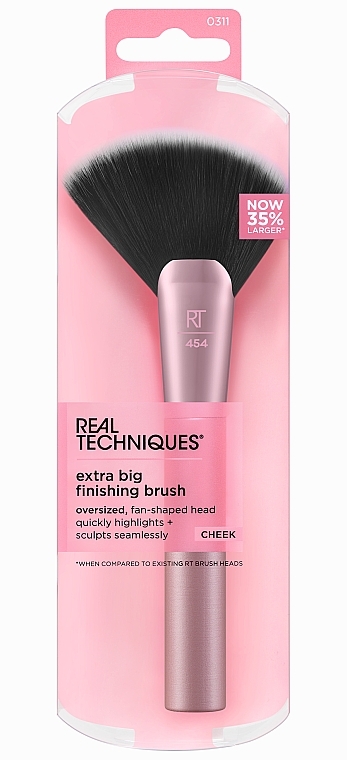 Konturierungspinsel, 454 - Real Techniques Contour Brush Extra Big Finishing Brush — Bild N1