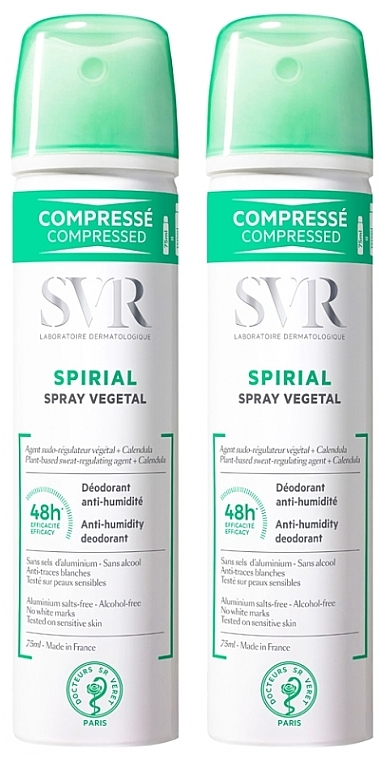 Set - SVR Spirial Vegetal (deo/spray/2x75ml) — Bild N1