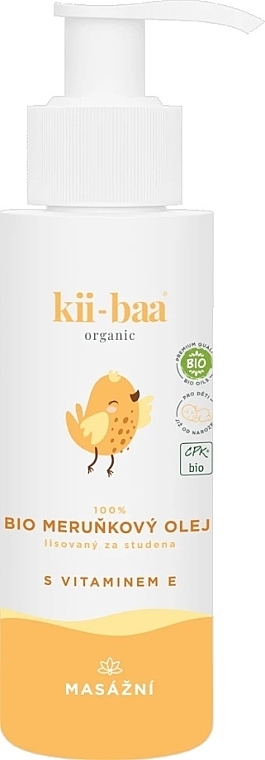 Bio-Aprikosenöl zur Massage - Kii-baa Baby Bio Apricot Oil  — Bild N1