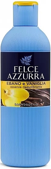Duschgel mit Vanille und Ebenholz - Felce Azzurra Ebony & Vanilla Shower Gel — Bild N1