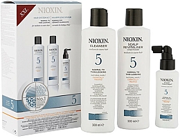 Düfte, Parfümerie und Kosmetik Haarpflegeset - Nioxin System 5 (Shampoo 300ml + Conditioner 300ml + Haarmaske 100ml)