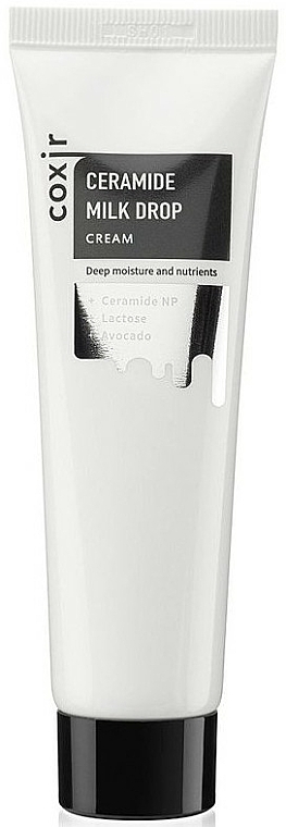 Feuchtigkeitsspendende Gesichtscreme mit Laktose und Avocado - Coxir Ceramide Milk Drop Cream — Bild N1