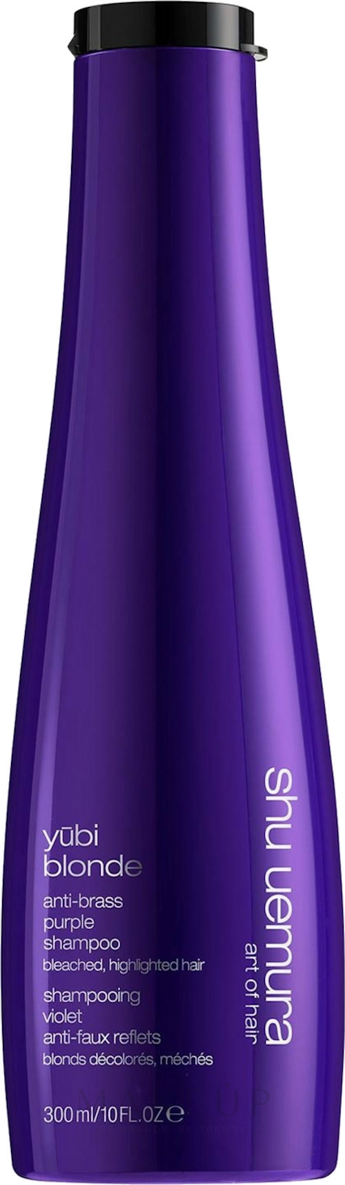 Anti-Gelbstich Shampoo für coloriertes Haar - Shu Uemura Art Of Hair Yubi Blonde Anti Brass Purple Shampoo — Bild 300 ml