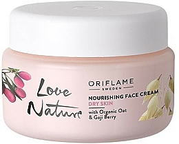 Pflegende Gesichtscreme mit Bio Hafer und Goji-Beeren - Oriflame Love Nature — Bild N1