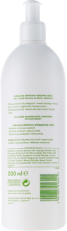 Massageöl mit Olivenöl - Ziaja Olive Oil Natural Massage — Bild N2