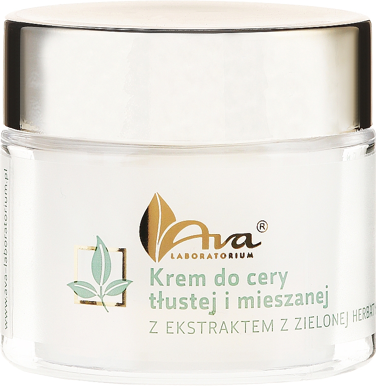 Gesichtscreme mit Grüntee-Extrakt für fettige und Mischhaut - Ava Laboratorium Green Tea Cream For Oily To Combination Skin — Bild N2