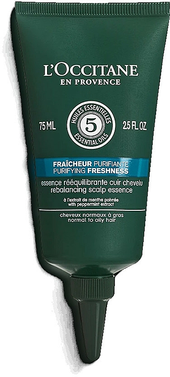 Essenz für das Haar - L'Occitane Aromachologie Purifying Freshness Rebalancing Scalp Essence — Bild N1
