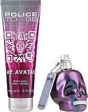 Duftset (Eau de Parfum 40ml + Lotion 100ml)  - Police To Be My Avatar for Woman  — Bild N2