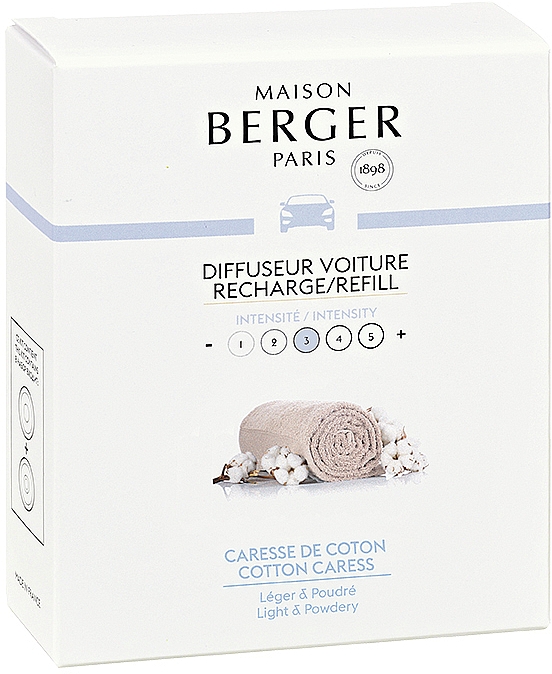 Maison Berger Cotton Caress - Duftsest (Keramik-Refill 2 St.) — Bild N1