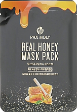 Tuchmaske für das Gesicht mit Honigextrakt - Pax Moly Real Honey Mask Pack — Bild N1