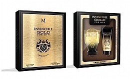 Düfte, Parfümerie und Kosmetik Mirage Brands Invincible Gold - Duftset (Eau de Toilette 50 ml + After Shave Creme 50 ml) 