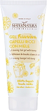 Düfte, Parfümerie und Kosmetik Flüssiges Styling-Gel für lockiges Haar mit Honig - MaterNatura Curl Reviving Hair Gel With Honey (Tube) 