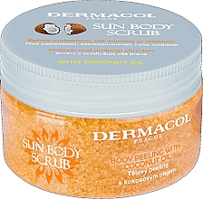 Düfte, Parfümerie und Kosmetik Körperpeeling mit Kokosöl - Dermacol Sun Body Scrub