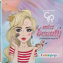 Lidschatten-Palette - Golden Rose Miss Beauty Eyeshadow Palette — Bild N1