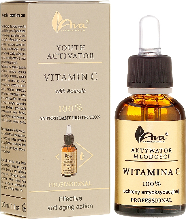 Anti-Aging Gesichtsserum mit Vitamin C und Acerola - Ava Laboratorium Youth Activators Serum