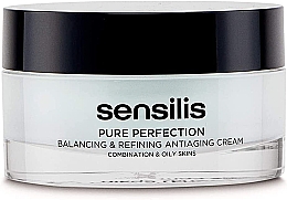 Düfte, Parfümerie und Kosmetik Gesichtscreme für die Nacht - Sensilis Pure Perfection Balancing and Refining Antiaging Cream