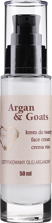 Gesichtscreme mit Argan und Ziegenmilch - Soap&Friends Argan & Goats Face Cream — Bild N1