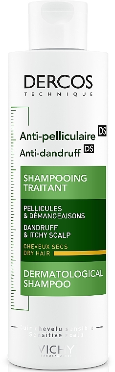 Anti-Schuppen Pflegeshampoo für trockenes Haar - Vichy Dercos Anti-Dandruff Treatment Shampoo — Foto N1