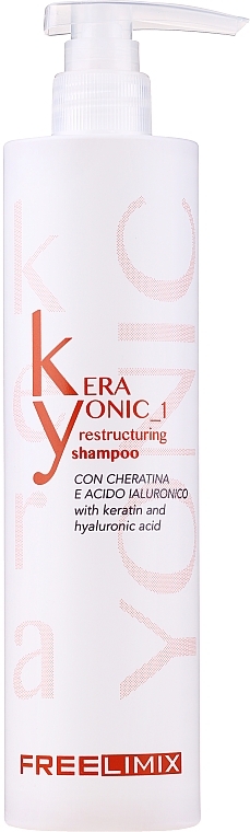 Restrukturierendes Shampoo mit Keratin und Hyaluronsäure - Freelimix Ristrutturante Shampoo — Bild N3