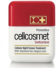 Düfte, Parfümerie und Kosmetik Revitalisierende zellulare Nachtcreme für Gesicht mit Vitamin C und E - Cellcosmet Preventive Night Cream