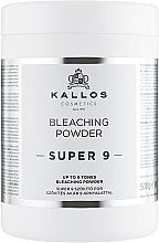 Aufhellender Haarpuder - Kallos Cosmetics Up To 9 Tones Bleaching Powder — Bild N1