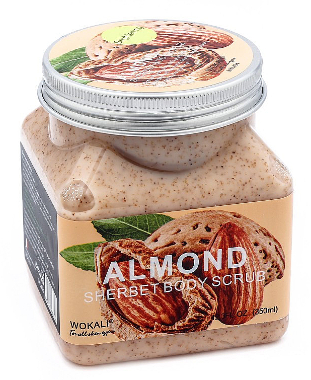 Körperpeeling Mandel - Wokali Sherbet Body Scrub Almond — Bild N1
