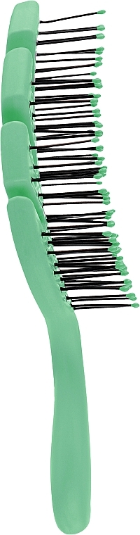 Mini-Haarbürste - Wet Brush Go Green Mini Detangler Green — Bild N2