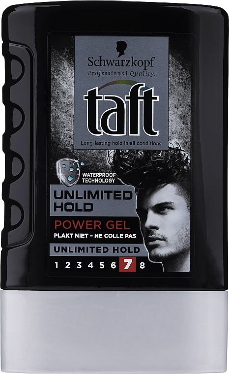 Haargel mit Koffein starker Halt - Schwarzkopf Taft Power Styling gel 48h — Bild N2