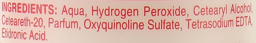 Oxidative Emulsion 6% - Punti di Vista Nuance Oxidizing Cream-Emulsion vol.20 — Bild N4