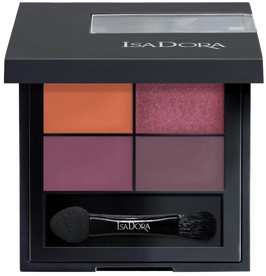 Lidschatten - IsaDora Quartet Eye Shadow — Bild 13 - Fire Berry