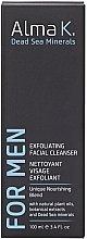 Reinigendes Gesichtsgel für Männer - Alma K For Men Exfoliating Facial Cleanser — Bild N2