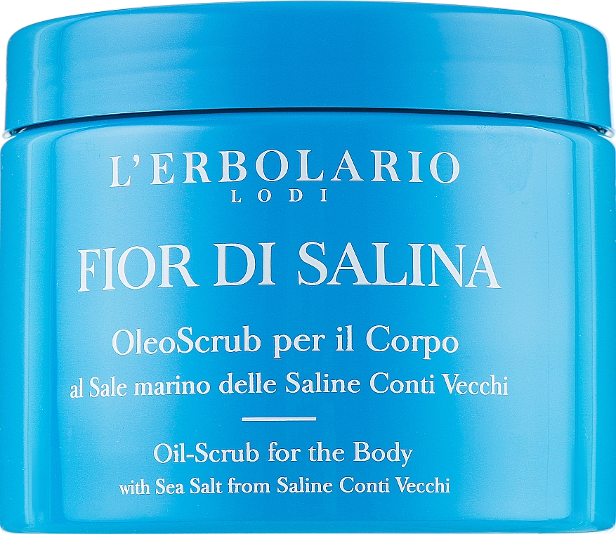 Öl-Peeling für den Körper mit Meersalz von Saline Conti Vecchi - L'Erbolario Fior Di Salina Oleo Scrub Per Il Corpo — Bild N1