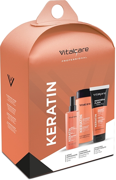 Set - Vitalcare Professional Keratin (shm/250ml + h/mask/190ml + spray/125ml) — Bild N1