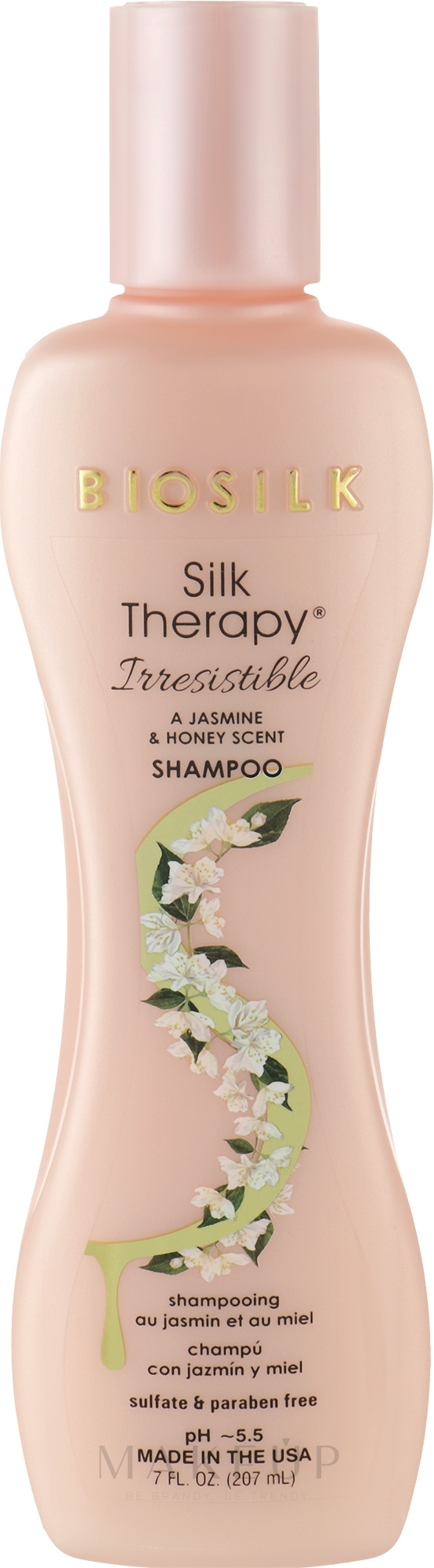 Seidentherapie-Shampoo mit Jasmin- und Honigduft - Biosilk Silk Therapy Irresistible Shampoo — Bild 207 ml