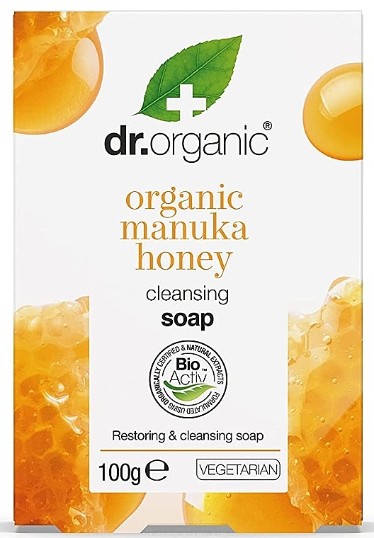 Seife Manuka-Honig - Dr. Organic Bioactive Skincare Organic Manuka Honey Soap — Bild N2