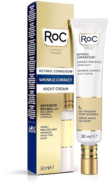 Augencreme für die Nacht - Roc Retinol Correxion Wrinkle Correct Night Cream — Bild N1
