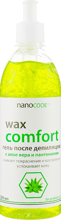 Gel nach der Enthaarung mit Aloe Vera und Panthenol - NanoCode Wax Comfort Gel — Bild N3