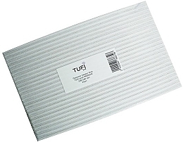 Düfte, Parfümerie und Kosmetik Halbkreisförmige Nagelfeile 100/180 weiß - Tufi Profi Premium 