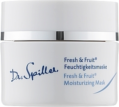 Feuchtigkeitsspendende, erfrischende, kühlende und belebende Gesichtsgel-Maske mit exotisch-fruchtigen Wirkstoffe - Dr. Spiller Fresh & Fruit Moisturizing Mask — Bild N1